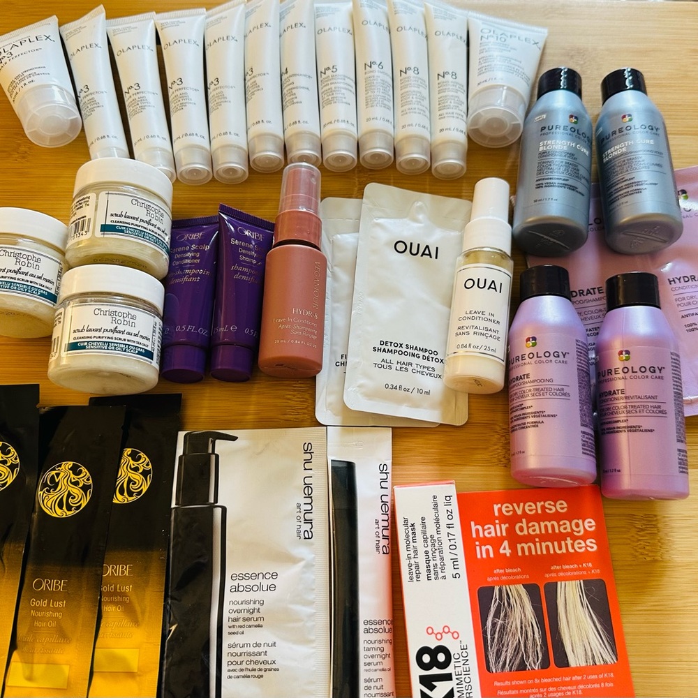 30 pc Olaplex Pureology Oribe Hair Care Collection
